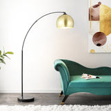 SAFAVIEH Lighting Gladyce 70-inch Floor Lamp - 41" x 12.6" x 70" - Gold/Black - 41Wx13Dx70H