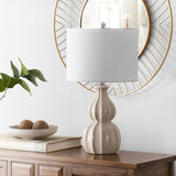 SAFAVIEH Lighting Gladys 24.5-inch Ceramic Table Lamp - 14" x 14" x 24.5" - 14Wx14Dx25H