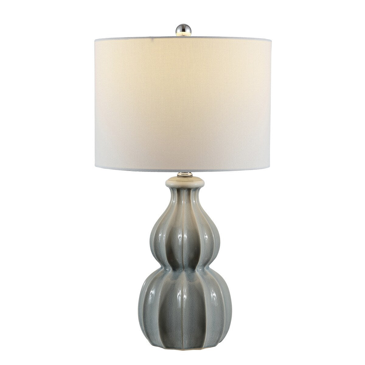 SAFAVIEH Lighting Gladys 24.5-inch Ceramic Table Lamp - 14" x 14" x 24.5" - 14Wx14Dx25H