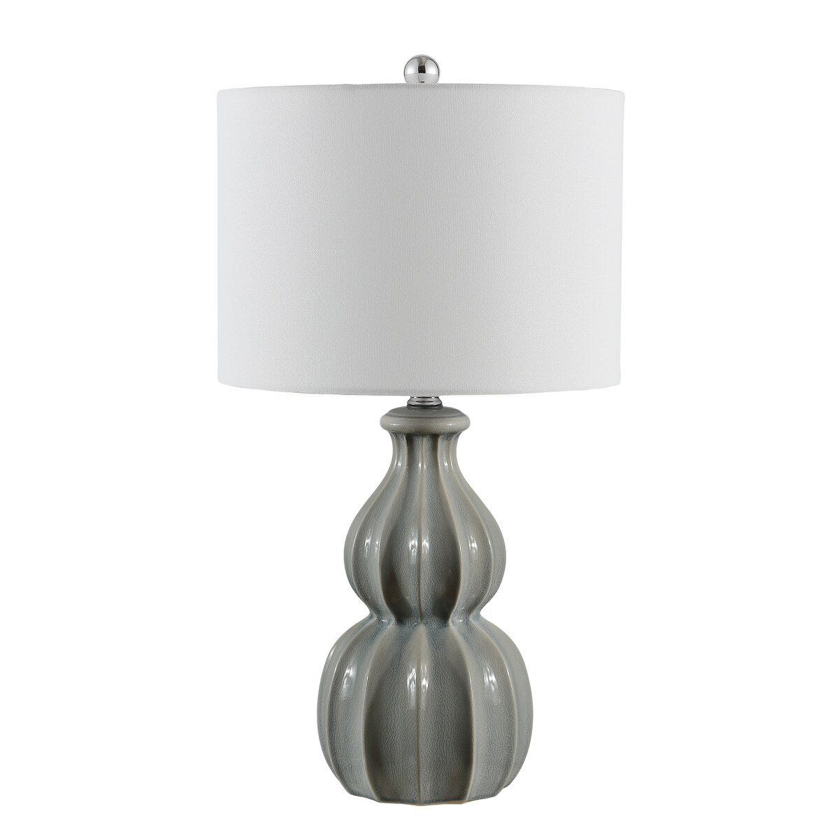 SAFAVIEH Lighting Gladys 24.5-inch Ceramic Table Lamp - 14" x 14" x 24.5" - 14Wx14Dx25H