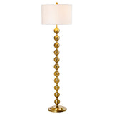 SAFAVIEH Lighting Goretti 59-inch Stacked Ball Nickel Floor Lamp - 15"x15"x58.5" - 15Wx15Dx59H