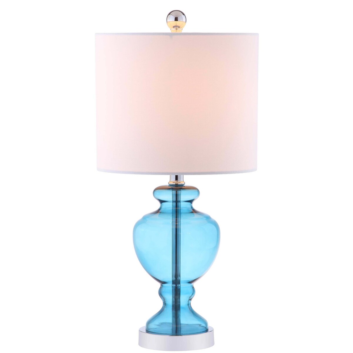 SAFAVIEH Lighting Gottfrieda 21-inch Monaco Blue LED Table Lamp - 10"x10"x21" - 10Wx10Dx21H