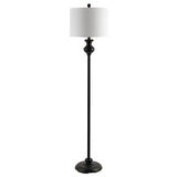 SAFAVIEH Lighting Gulsun 61-inch Antique Black Led Floor Lamp - 14" W x 14" L x 61" H - Antique Black - 14Wx14Dx61H