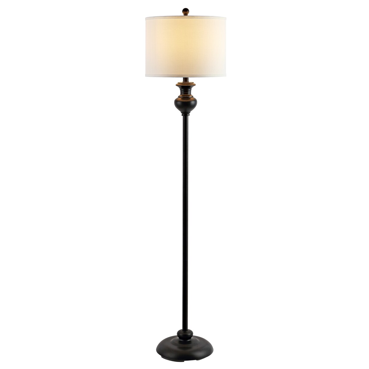 SAFAVIEH Lighting Gulsun 61-inch Antique Black Led Floor Lamp - 14" W x 14" L x 61" H - Antique Black - 14Wx14Dx61H