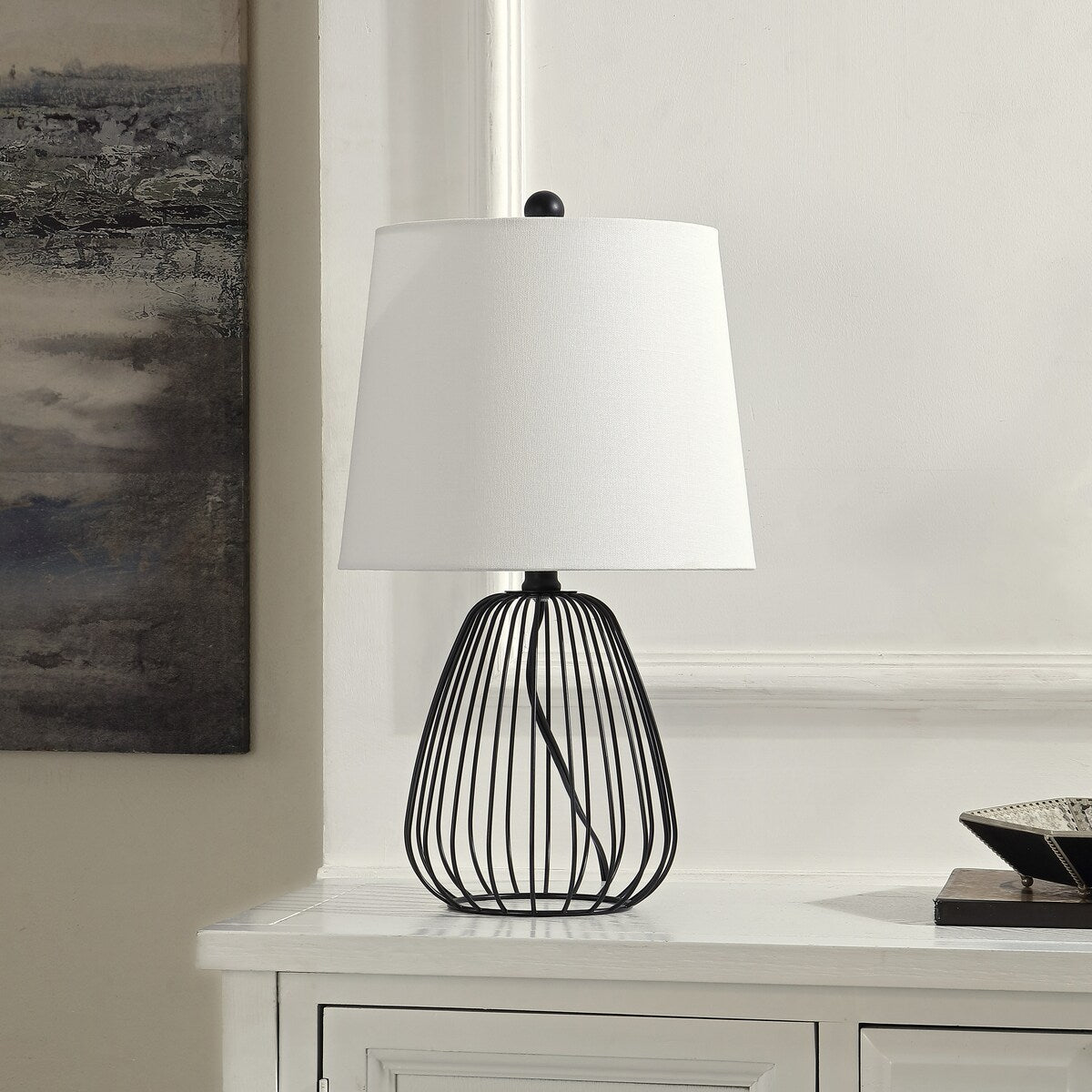 SAFAVIEH Lighting Gyorgy 19 Inch Table Lamp - 11" x 11" x 19" - 11Wx11Dx19H