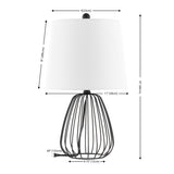 SAFAVIEH Lighting Gyorgy 19 Inch Table Lamp - 11" x 11" x 19" - 11Wx11Dx19H