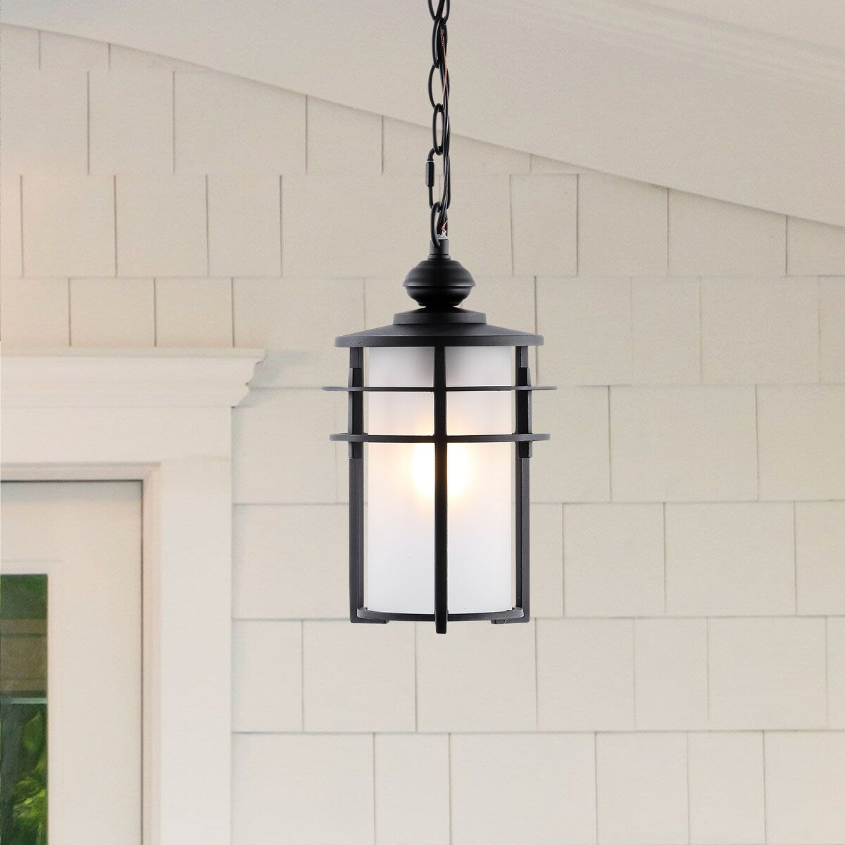 SAFAVIEH Lighting Hajo Outdoor Pendant - 7" W x 7" D x 17-89" H - 7Wx7Dx89H