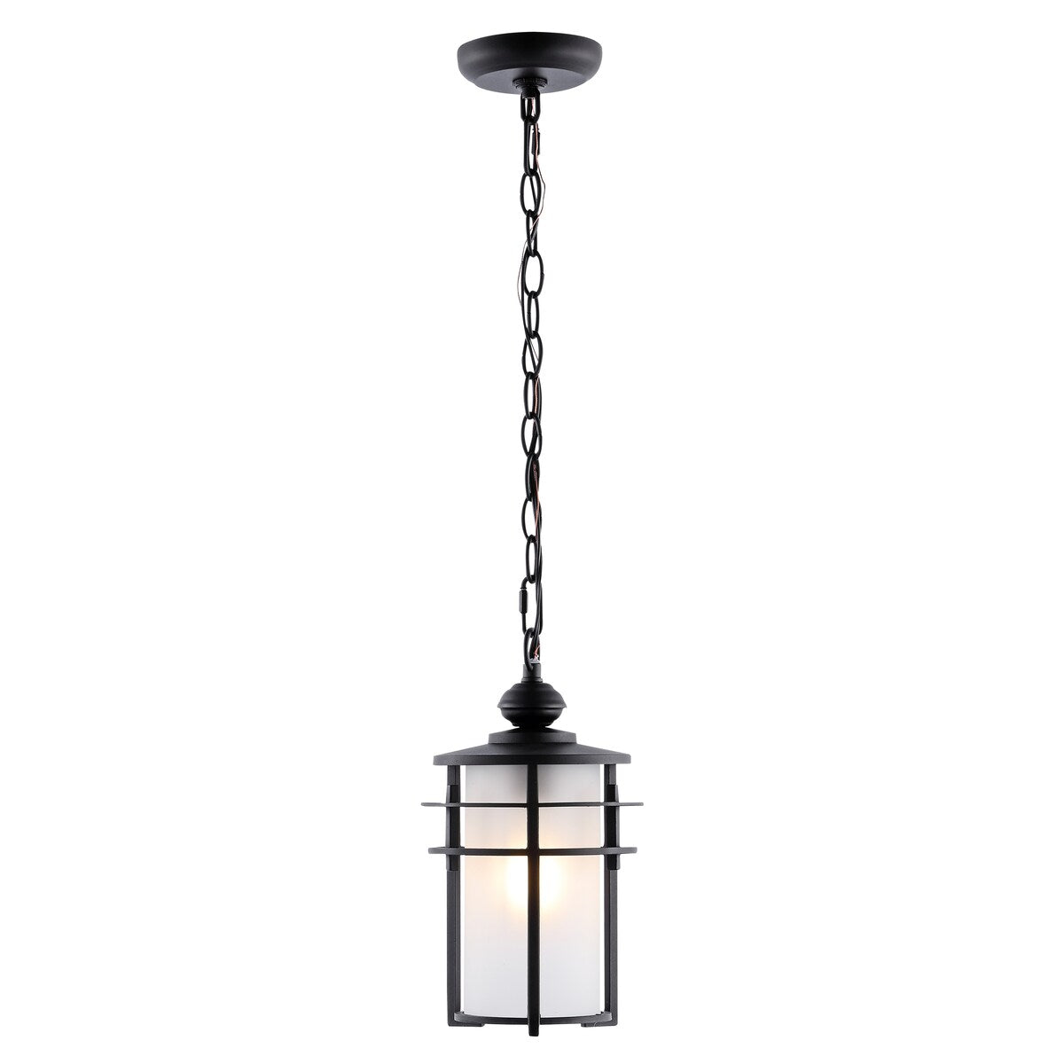 SAFAVIEH Lighting Hajo Outdoor Pendant - 7" W x 7" D x 17-89" H - 7Wx7Dx89H