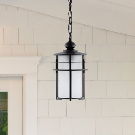 SAFAVIEH Lighting Hajo Outdoor Pendant - 7" W x 7" D x 17-89" H - 7Wx7Dx89H