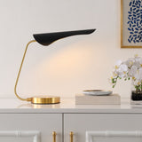 SAFAVIEH Lighting Hajri Modern 17-inch Table Lamp - 21 In. W x 7 In. D x 17 In. H - 21Wx7Dx17H