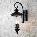 SAFAVIEH Lighting Heidelinde Outdoor Wall Sconce - 11" W x 9" D x 22" H - 11Wx9Dx22H