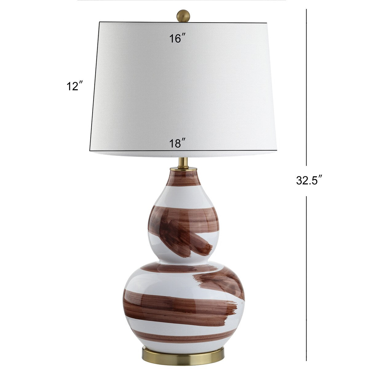 SAFAVIEH Lighting Heidje 32-inch LED Table Lamp - 18Wx18Dx32H