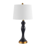 SAFAVIEH Lighting Herzlinde 29-inch LED Table Lamp - 14" W x 14" D x 28" H