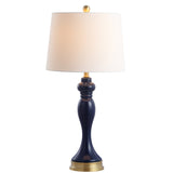 SAFAVIEH Lighting Herzlinde 29-inch LED Table Lamp - 14" W x 14" D x 28" H