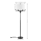 SAFAVIEH Lighting Ibtisam 64" Traditional Floor Lamp