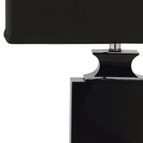 SAFAVIEH Lighting Inger 24-inch Black Crystal Urn Table Lamp - 14"x7"x23.5" - 14Wx7Dx24H