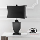 SAFAVIEH Lighting Inger 24-inch Black Crystal Urn Table Lamp - 14"x7"x23.5" - 14Wx7Dx24H