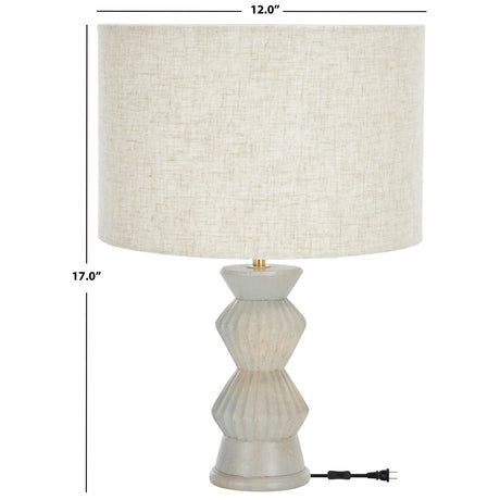 SAFAVIEH Lighting Isano 17-inch Table Lamp - 12Wx12Dx17H