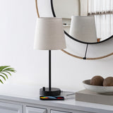 SAFAVIEH Lighting Izvorinka 18.75 Inch Table Lamp with Usb - 8" x 8" x 18.75" - 8Wx8Dx19H