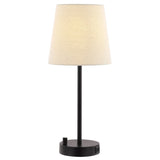 SAFAVIEH Lighting Izvorinka 18.75 Inch Table Lamp with Usb - 8" x 8" x 18.75" - 8Wx8Dx19H