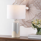 SAFAVIEH Lighting Jenice 27.5" Table Lamp - 14" W x 14" D x 26" H - 14Wx14Dx28H