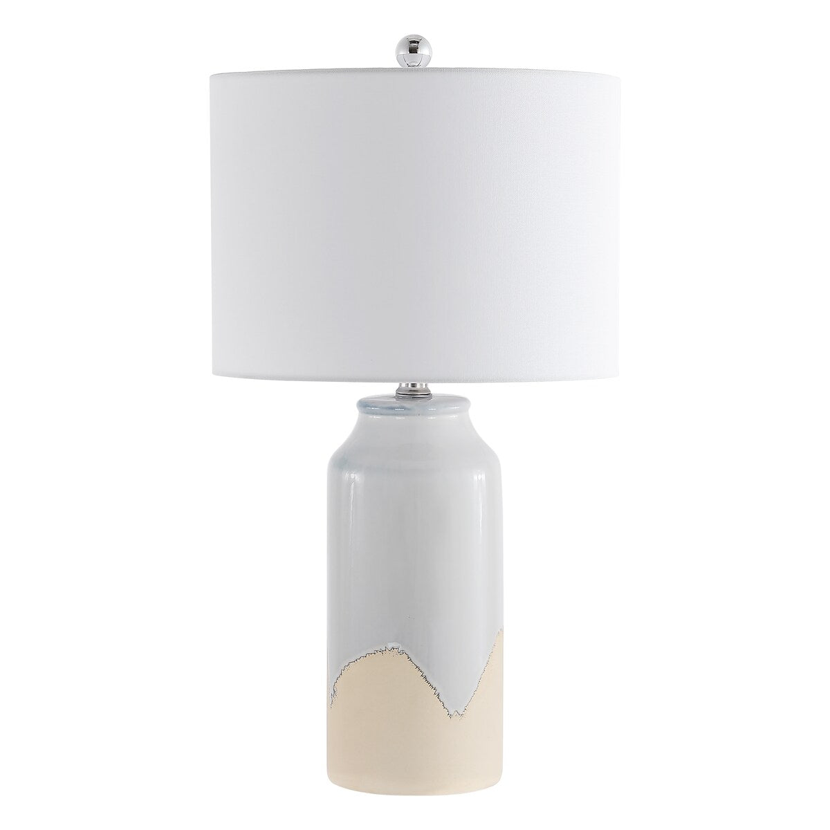 SAFAVIEH Lighting Jenice 27.5" Table Lamp - 14" W x 14" D x 26" H - 14Wx14Dx28H