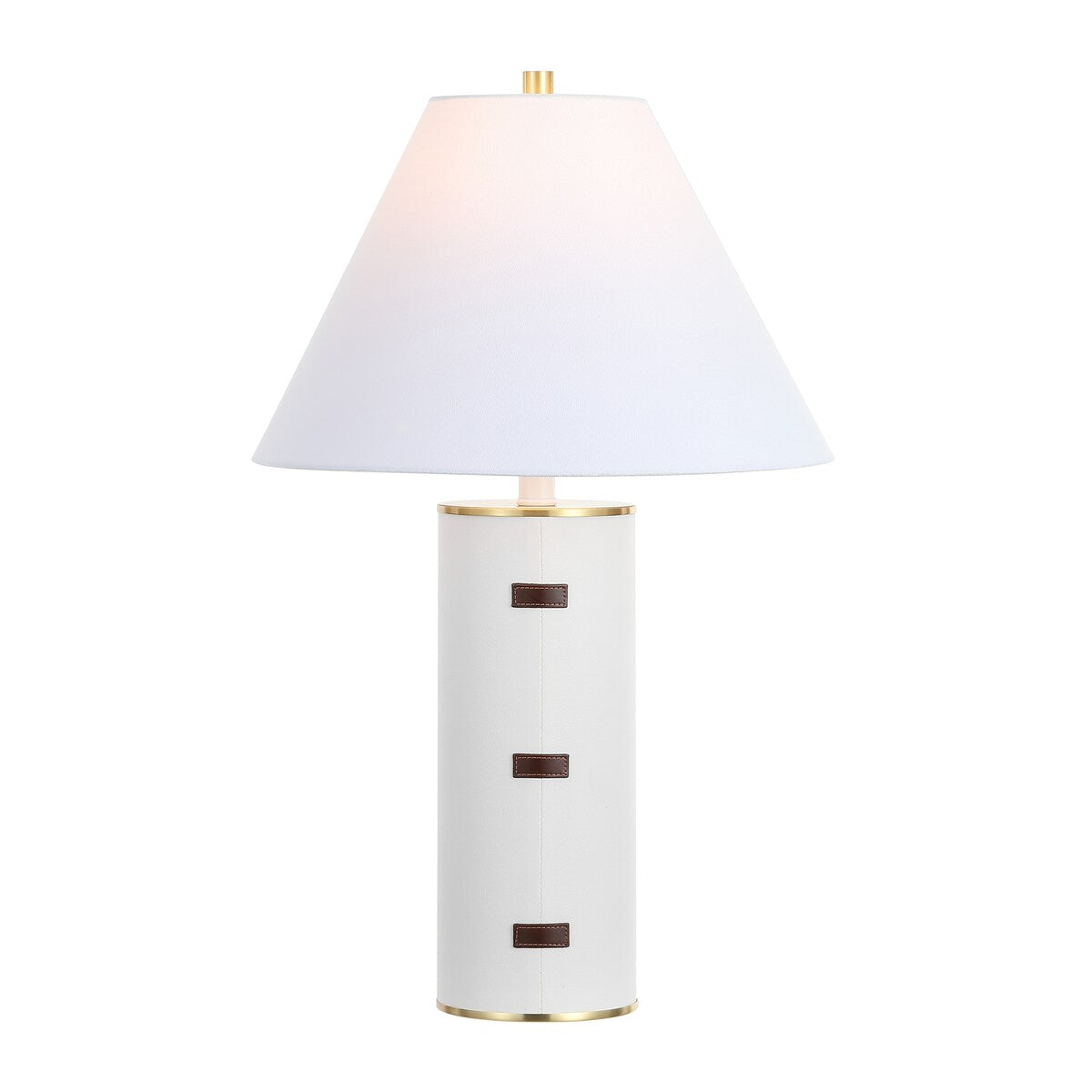 SAFAVIEH Lighting Jerneja Modern 27-inch Table Lamp (LED Bulb Included) - 16 In. W x 16 In. D x 26.5 In. H - 16Wx16Dx27H