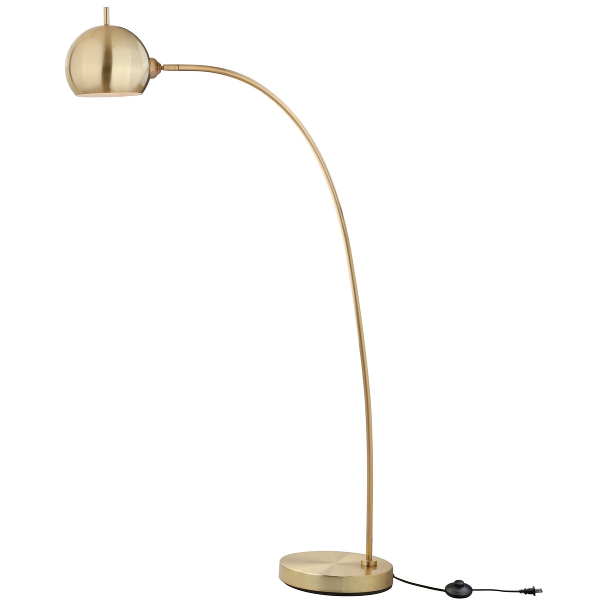 SAFAVIEH Lighting Joanne 66-inch Gold Led Floor Lamp - 12" x 12" x 66" - 12Wx12Dx66H