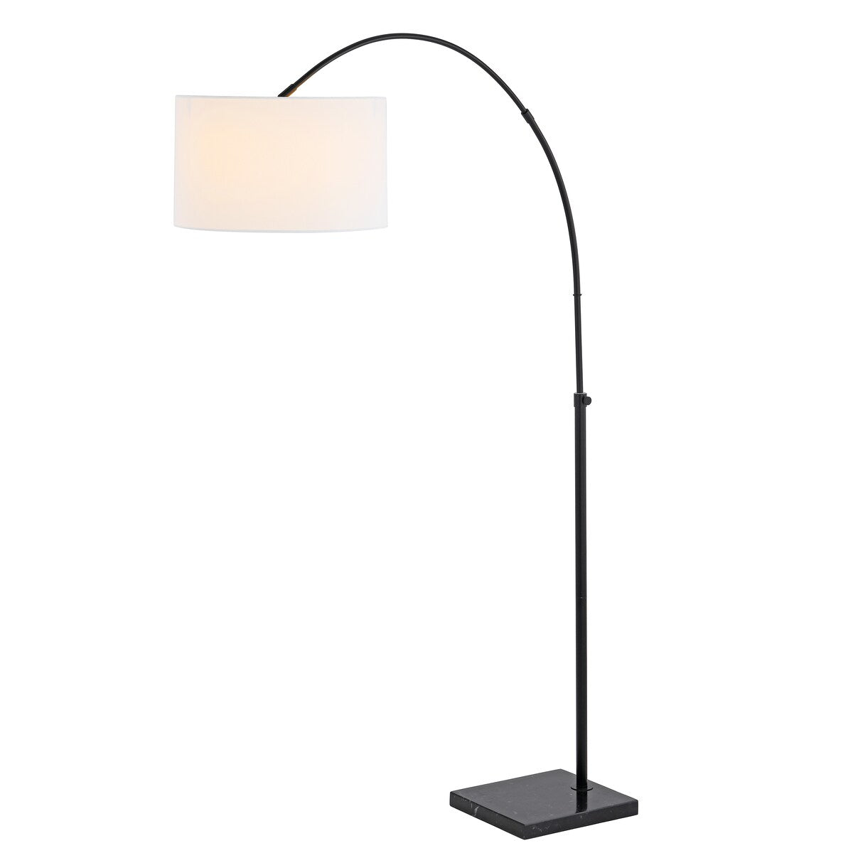 SAFAVIEH Lighting Josselyne 71-inch Floor Lamp - 17" W x 17" D x 71" H - Black - 17Wx17Dx71H