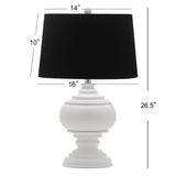 SAFAVIEH Lighting Julissa 26-inch LED Table Lamp - 16"x16"x26.5" - 16Wx16Dx27H