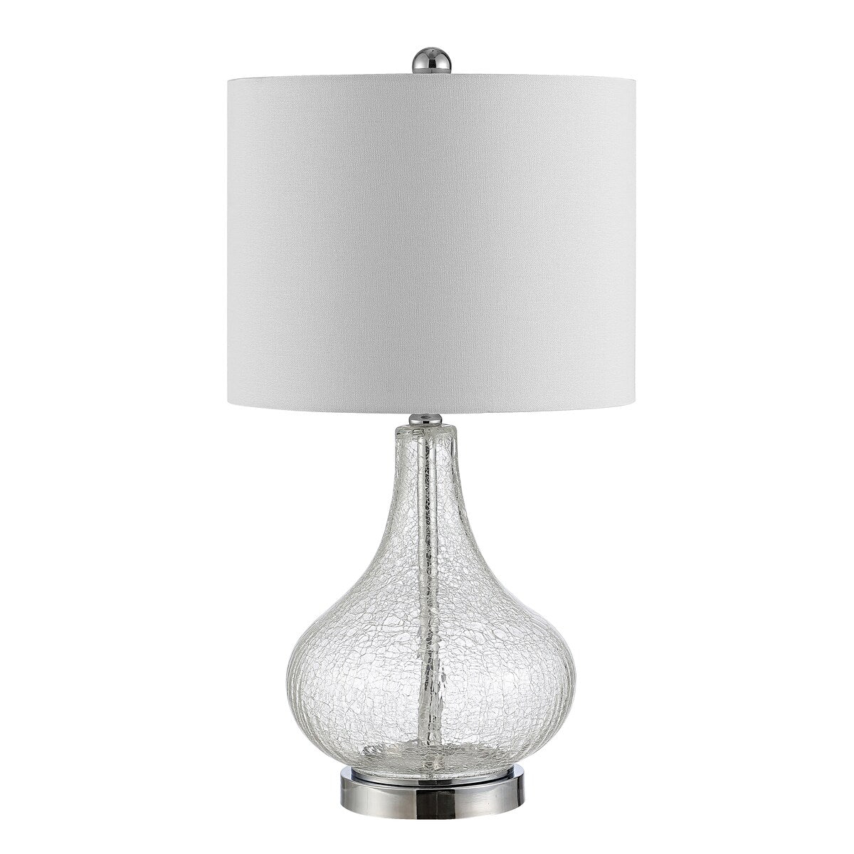 SAFAVIEH Lighting Katinka 24-inch Glass Table Lamp - 13" x 13" x 24" - 13Wx13Dx24H