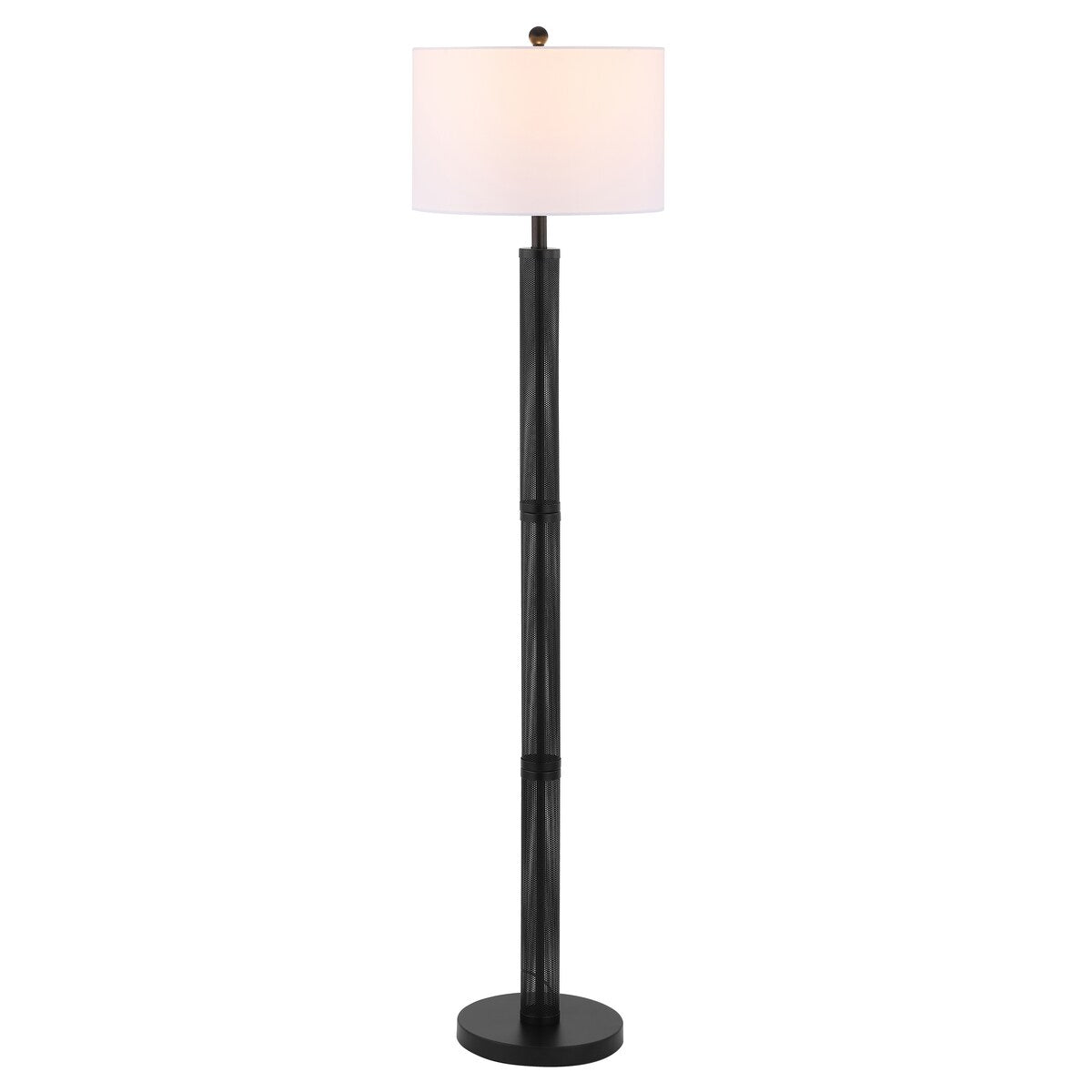 SAFAVIEH Lighting Keranka 65-inch Floor Lamp - 19" W x 19" D x 65" H - Black - 19Wx19Dx65H