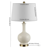 SAFAVIEH Lighting Kertu 26-inch Ceramic Table Lamp - 15" x 15" x 26" - 15Wx15Dx26H