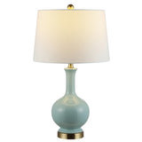 SAFAVIEH Lighting Kertu 26-inch Ceramic Table Lamp - 15" x 15" x 26" - 15Wx15Dx26H