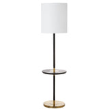 SAFAVIEH Lighting Keshia 65-inch Brown Floor Lamp - 16"x16"x65" - 16Wx16Dx65H