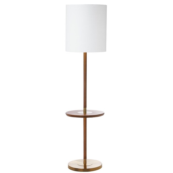 SAFAVIEH Lighting Keshia 65-inch Brown Floor Lamp - 16"x16"x65" - 16Wx16Dx65H