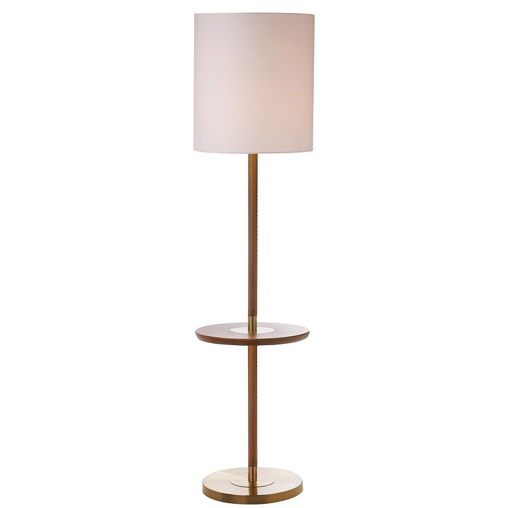 SAFAVIEH Lighting Keshia 65-inch Brown Floor Lamp - 16"x16"x65" - 16Wx16Dx65H