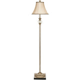 SAFAVIEH Lighting Kimberli 61-inch Floral Wood Floor Lamp - 13"x13"x61" - Silver - 13Wx13Dx61H