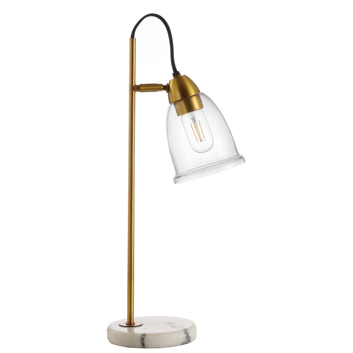 SAFAVIEH Lighting Klavdija 22" Table Lamp - 11" W x 7" D x 22" H