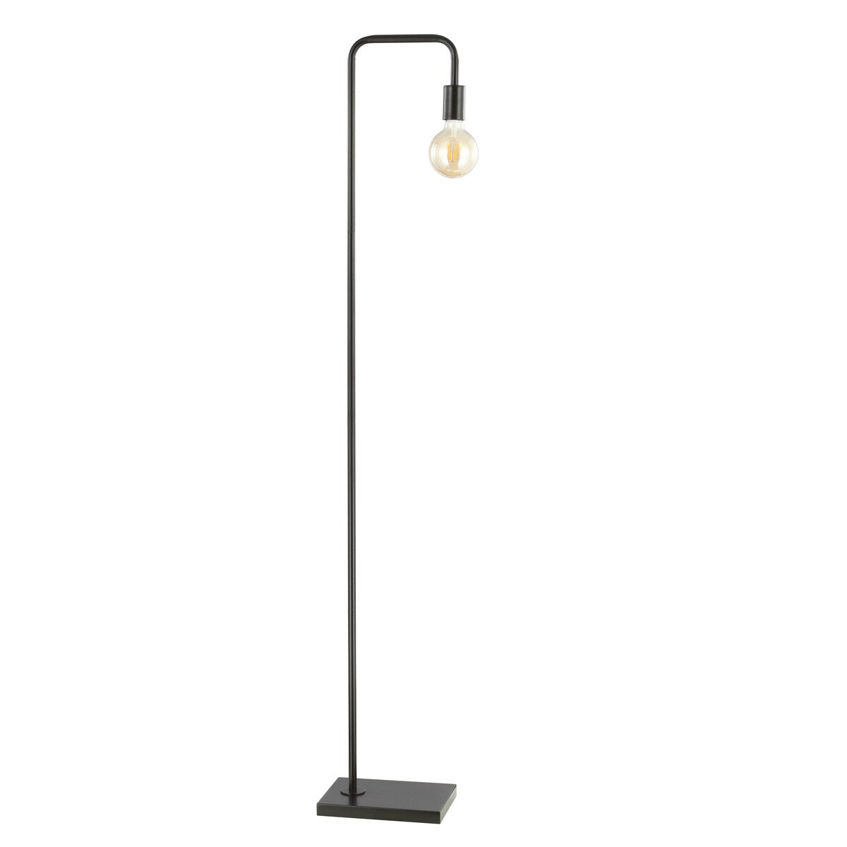 SAFAVIEH Lighting Koika 60-inch Led Floor Lamp - 10" x 7" x 60" - Dark Grey - 10Wx7Dx60H