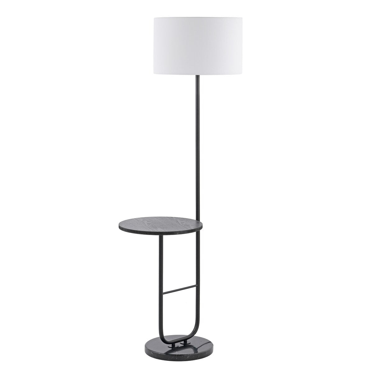 SAFAVIEH Lighting Konstanze 61-inch Floor Lamp - 16" W x 32" D x 61" H - Black - 16Wx32Dx61H