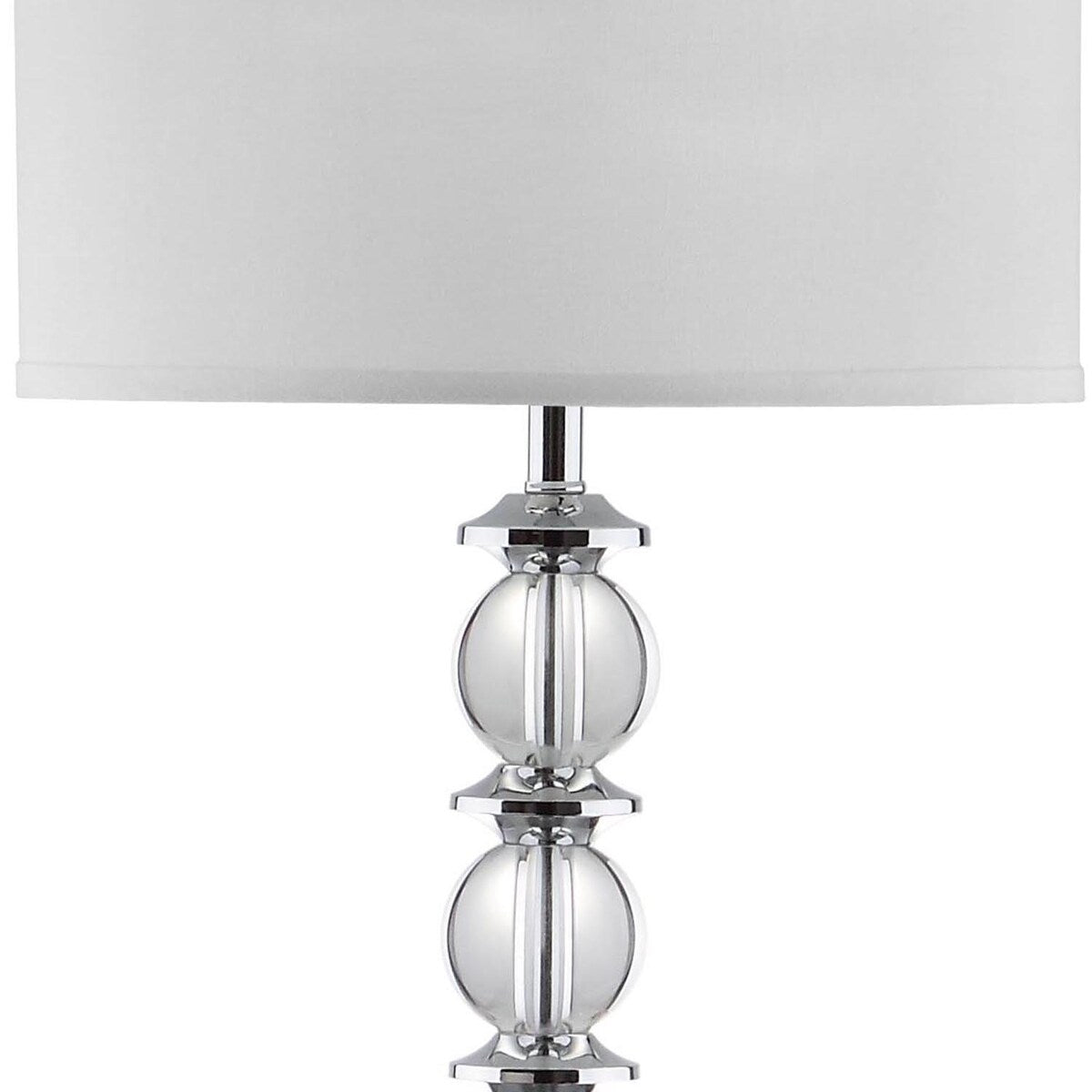 SAFAVIEH Lighting Kristal 60-inch Crystal Floor Lamp - 14"x14"x60" - Clear/Chrome - 14Wx14Dx60H