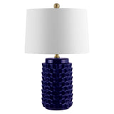 SAFAVIEH Lighting Kumud 22.5-inch Ceramic Table Lamp - 15" x 15" x 22.5" - 15Wx15Dx23H