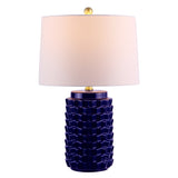 SAFAVIEH Lighting Kumud 22.5-inch Ceramic Table Lamp - 15" x 15" x 22.5" - 15Wx15Dx23H