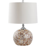 SAFAVIEH Lighting Kyla 22-inch Shell Table Lamp - 14"x14"x22.5"