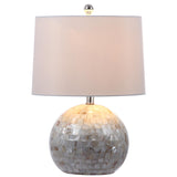 SAFAVIEH Lighting Kyla 22-inch Shell Table Lamp - 14"x14"x22.5"