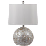 SAFAVIEH Lighting Kyla 22-inch Shell Table Lamp - 14"x14"x22.5"