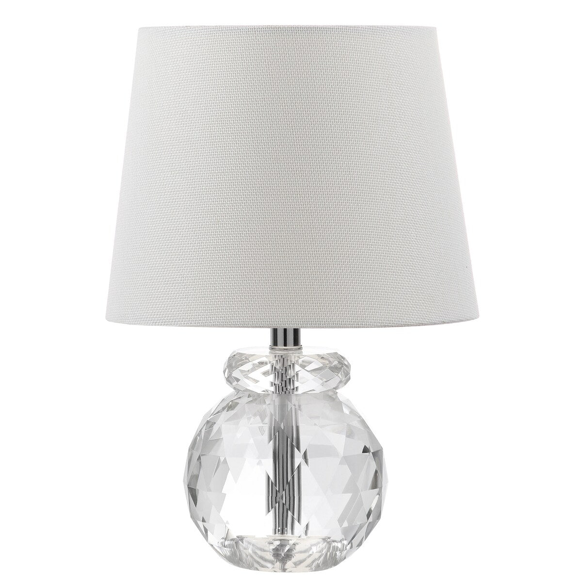 SAFAVIEH Lighting Lakisha 13-inch Crystal Table Lamp - 9"x9"x13" - 9Wx9Dx13H