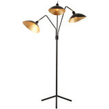 SAFAVIEH Lighting Lasonya 70-inch White/ Gold Floor Lamp - 40-51"x16-29"x69.5" - 51Wx29Dx70H