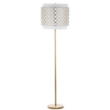 SAFAVIEH Lighting Latrina 62-inch Gold Floor Lamp - 16.5"x16.5"x61.5" - 17Wx17Dx62H